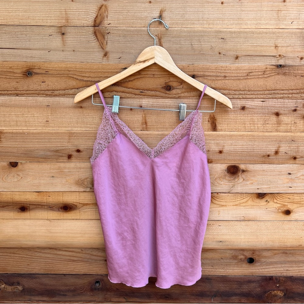 Victorias Secret Silky Lace Top